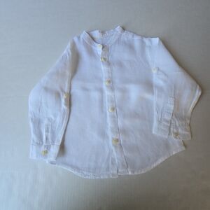 Zara Kids White Button Down Shirt